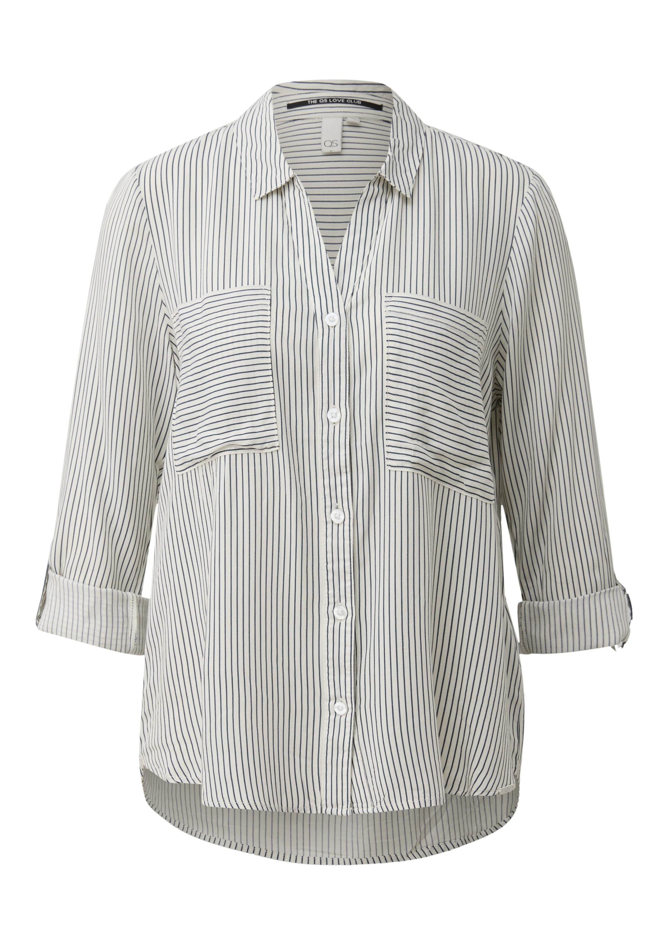 QS Chemisier en crème / anthracite, Vue avec produit