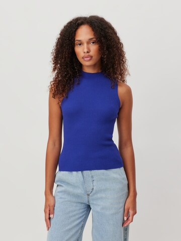 LeGer by Lena Gercke Knitted top 'Eva' in Blue: front