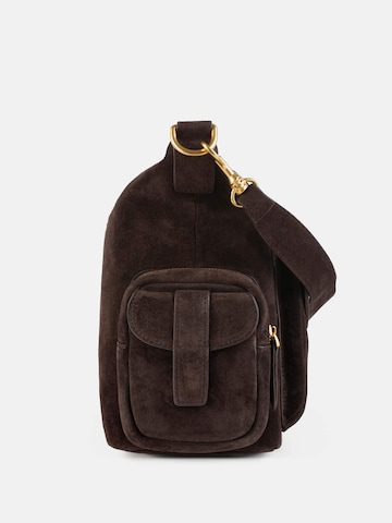 L37 HANDMADE SHOES - Bolso de mano 'GLOBETROTTER' en marrón