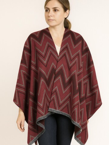 COLLEZIONE ALESSANDRO Cape 'Marcia' in Red