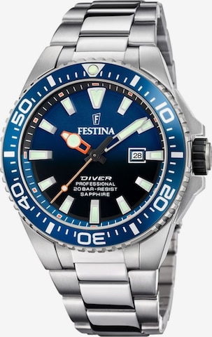 Montre à affichage analogique FESTINA en bleu : devant