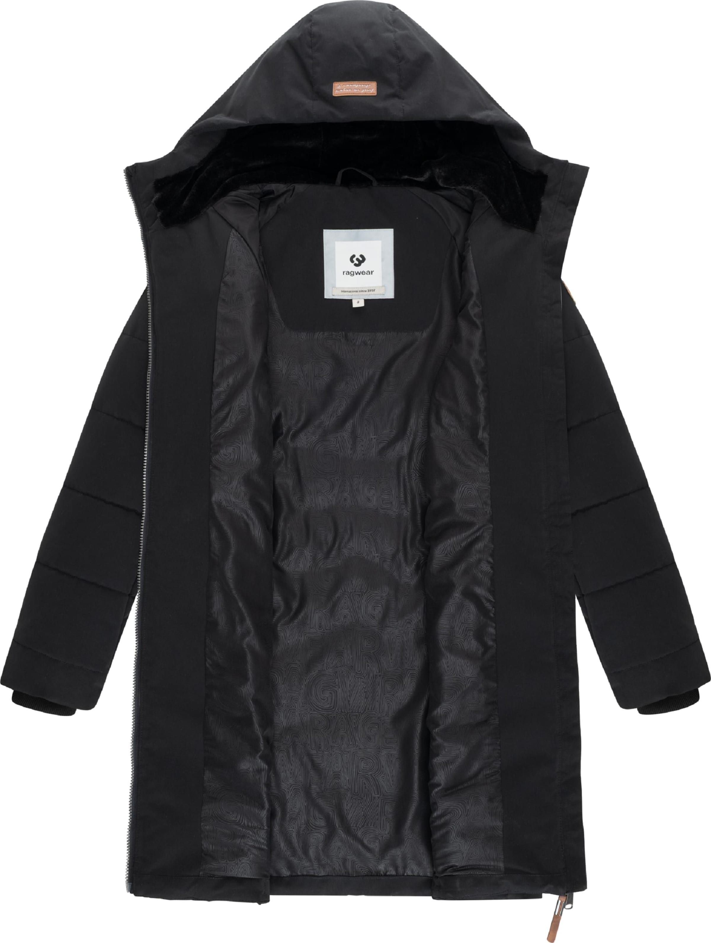 Manteau d’hiver &#x27;Noita Youmodo&#x27; Ragwear en noir