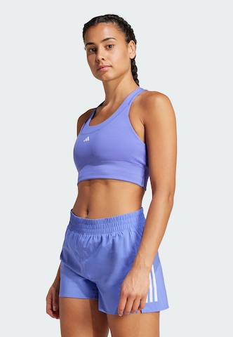 Bustino Reggiseno sportivo di ADIDAS PERFORMANCE in blu: frontale