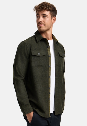 INDICODE JEANS Regular fit Overhemd ' Lui ' in Groen