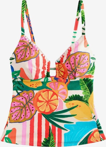 Next Bustier Tankinitoppi värissä vihreä: etupuoli