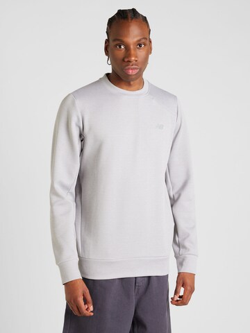 Sweat de sport new balance en gris : devant