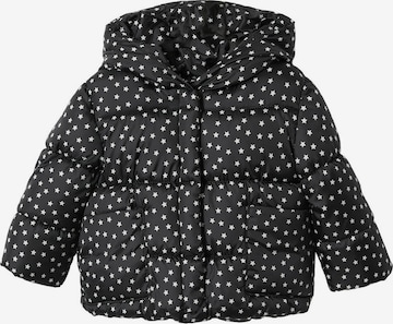 MANGO KIDS Zimska jakna 'June' | črna barva: sprednja stran