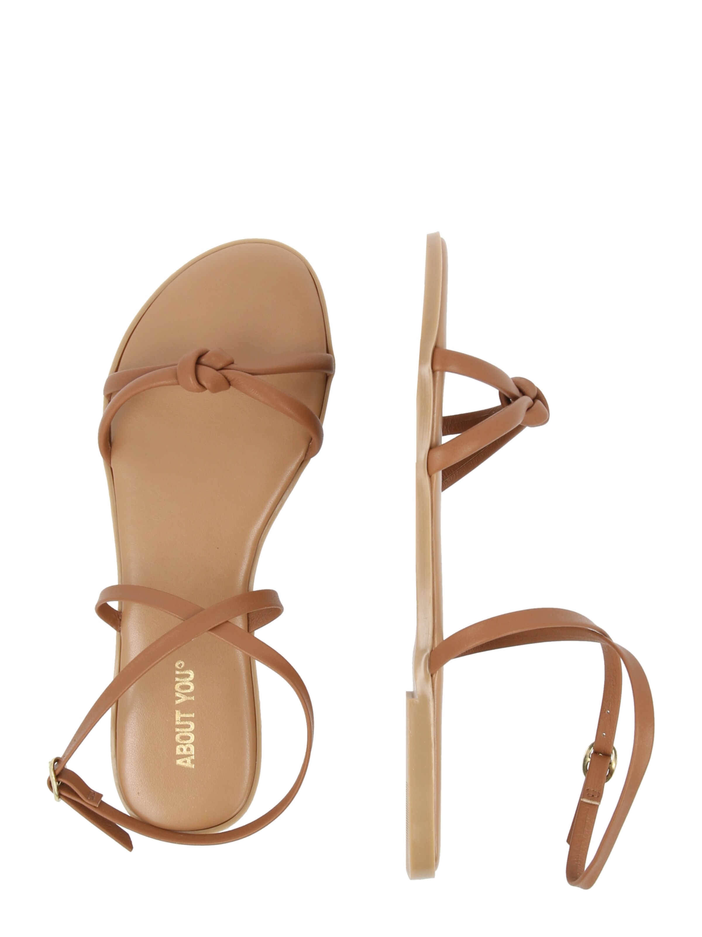 ABOUT YOU Szandálok 'Amelie' - barna