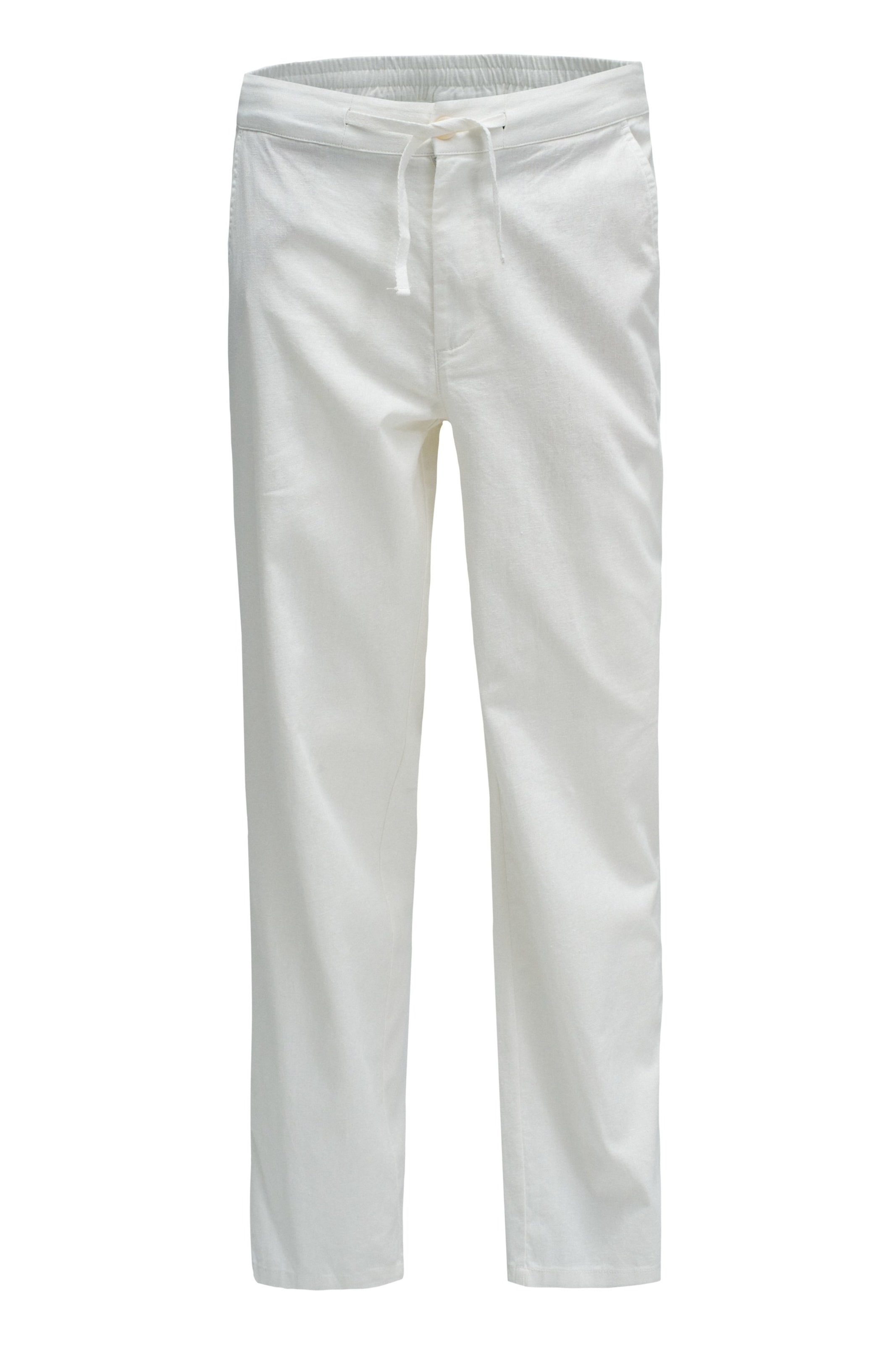 Salsa Jeans Regular Broek in Wit: voorkant