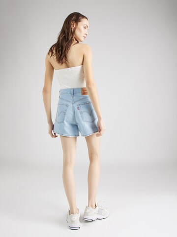 Loosefit Jean 'High Waisted Mom Short' LEVI'S ® en bleu