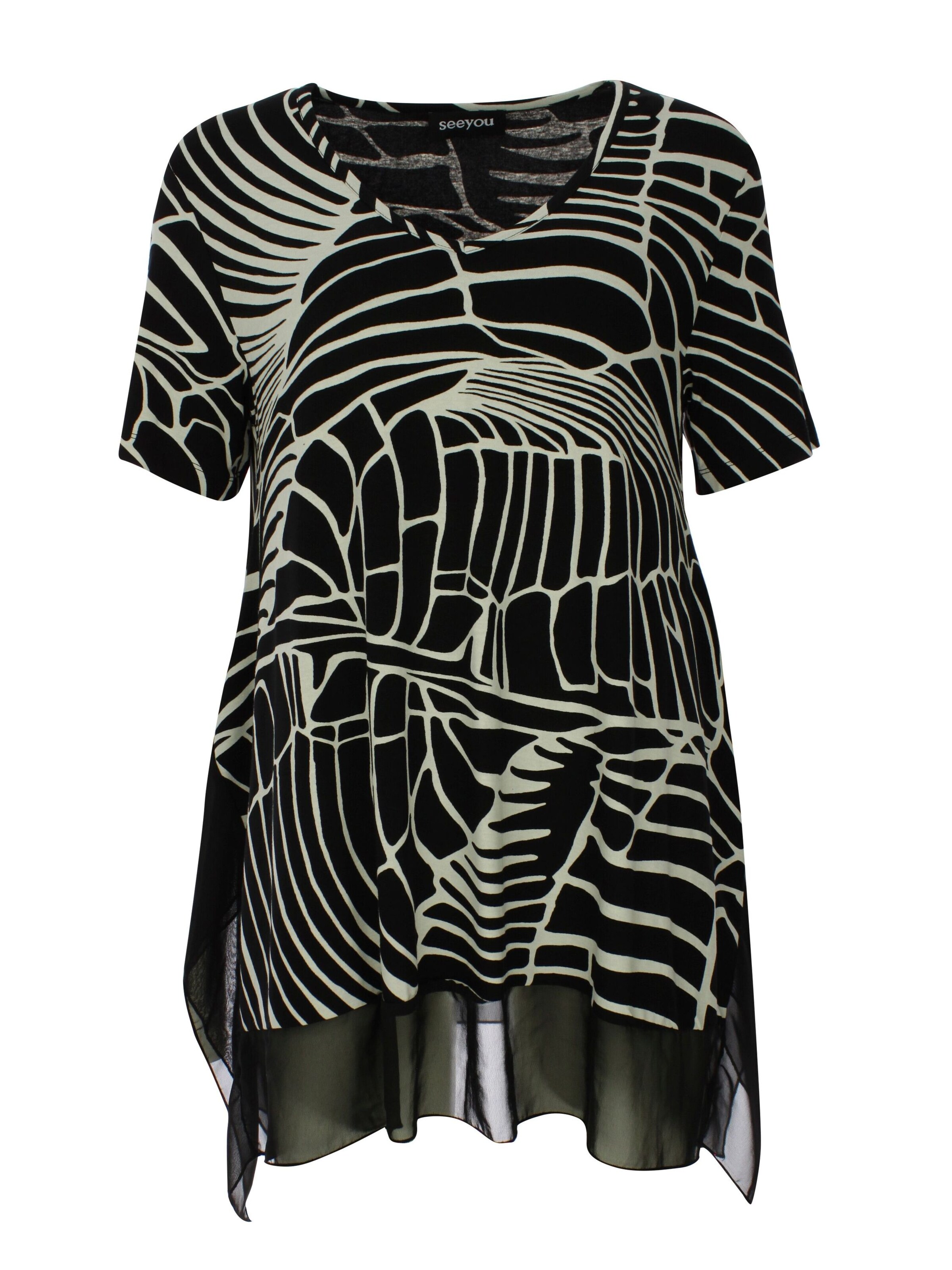 SEEYOU BY BIGGI M. Tunic in Black: front