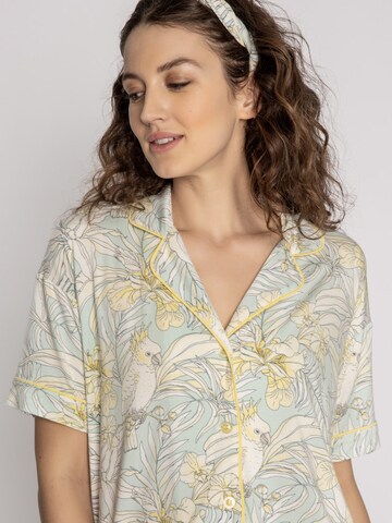 PJ Salvage - Pijama de pantalón corto 'Cocktail Hour' en verde