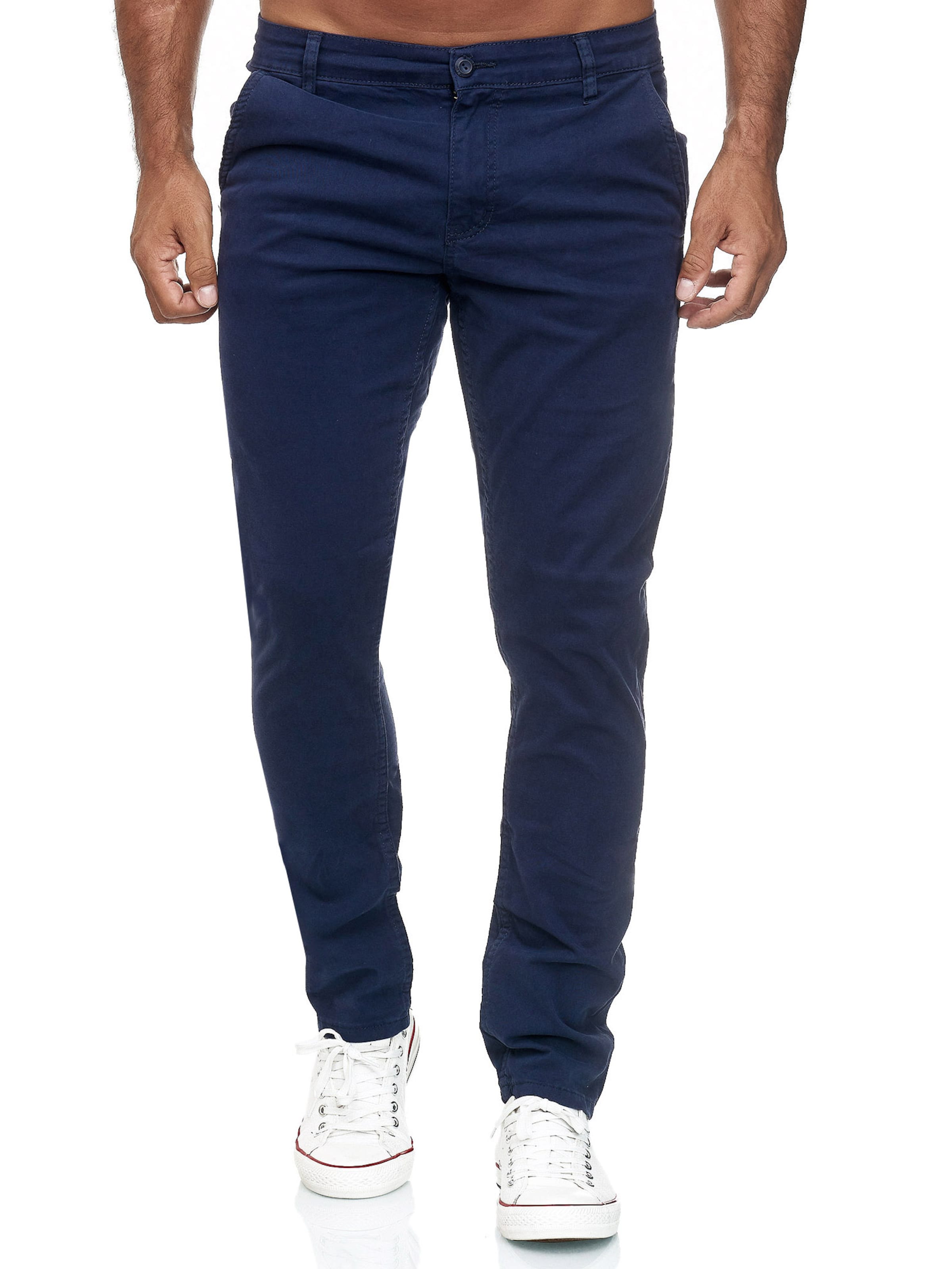 Tazzio Slimfit Chinohose '19530' in Blau: Vorderseite