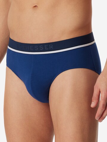 SCHIESSER Slip '95/5 Organic Cotton' in Blue