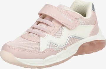 Baskets GEOX en rose : devant