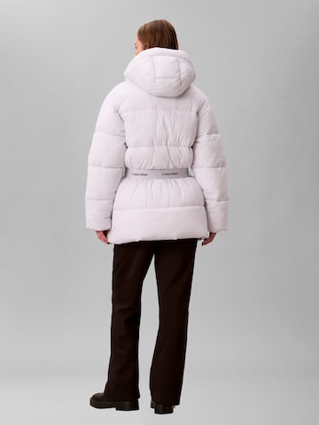 Calvin Klein Jeans Зимняя куртка в Лиловый
