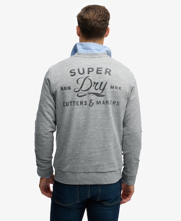Sweat-shirt Superdry en gris : devant