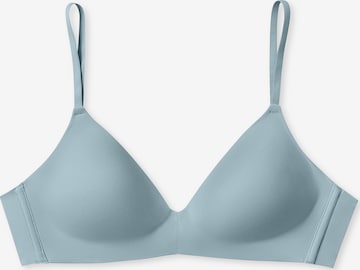SCHIESSER Bra ' Invisible Soft ' in Blue: front