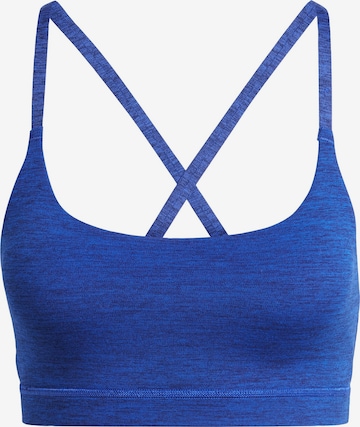 ADIDAS PERFORMANCE Bustier Sport bh 'All Me' in Blauw: voorkant