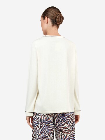 Camicia da notte di Gisela in bianco: dietro