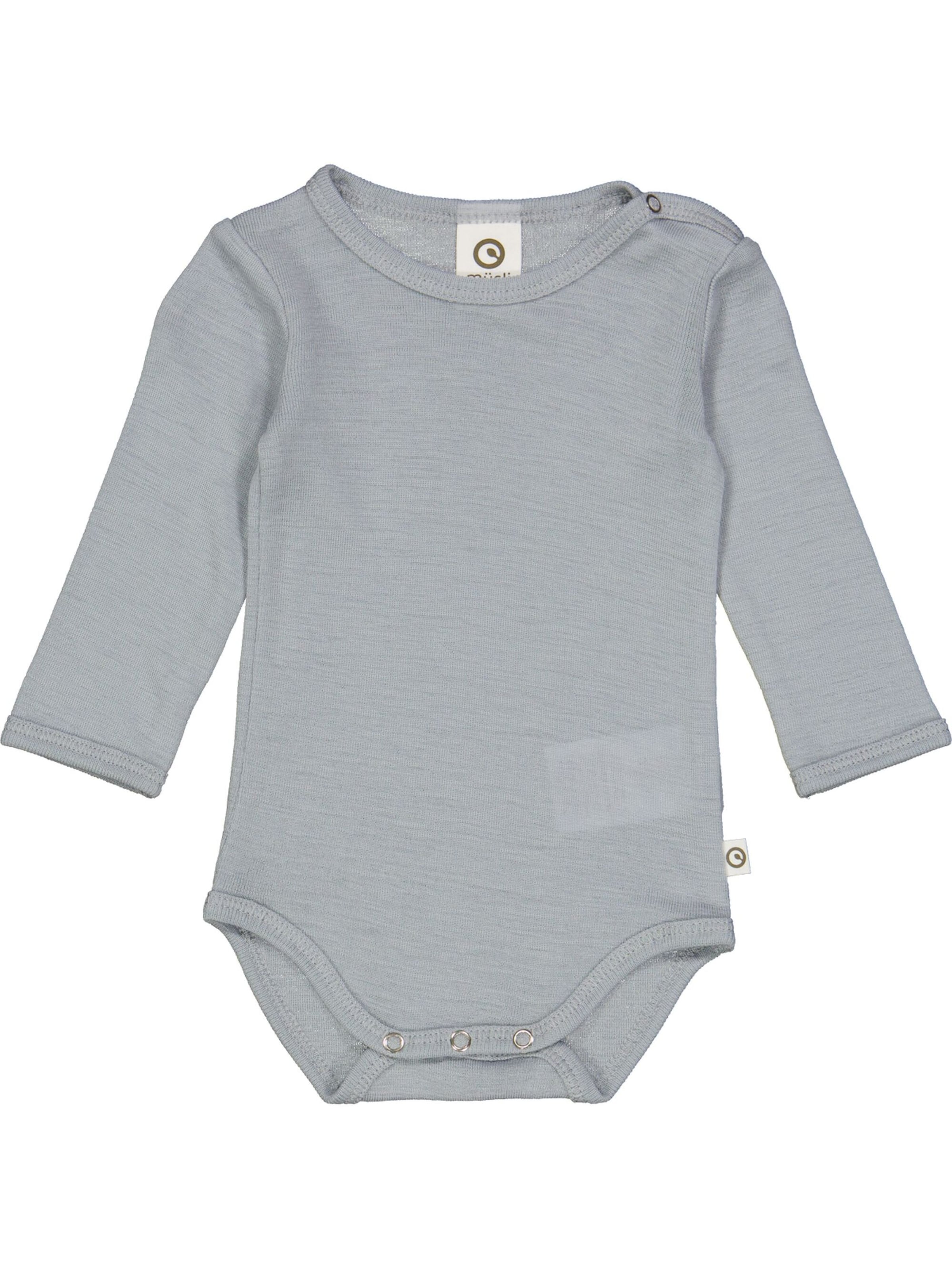 Müsli by GREEN COTTON - Macacão/Body em azul: frente