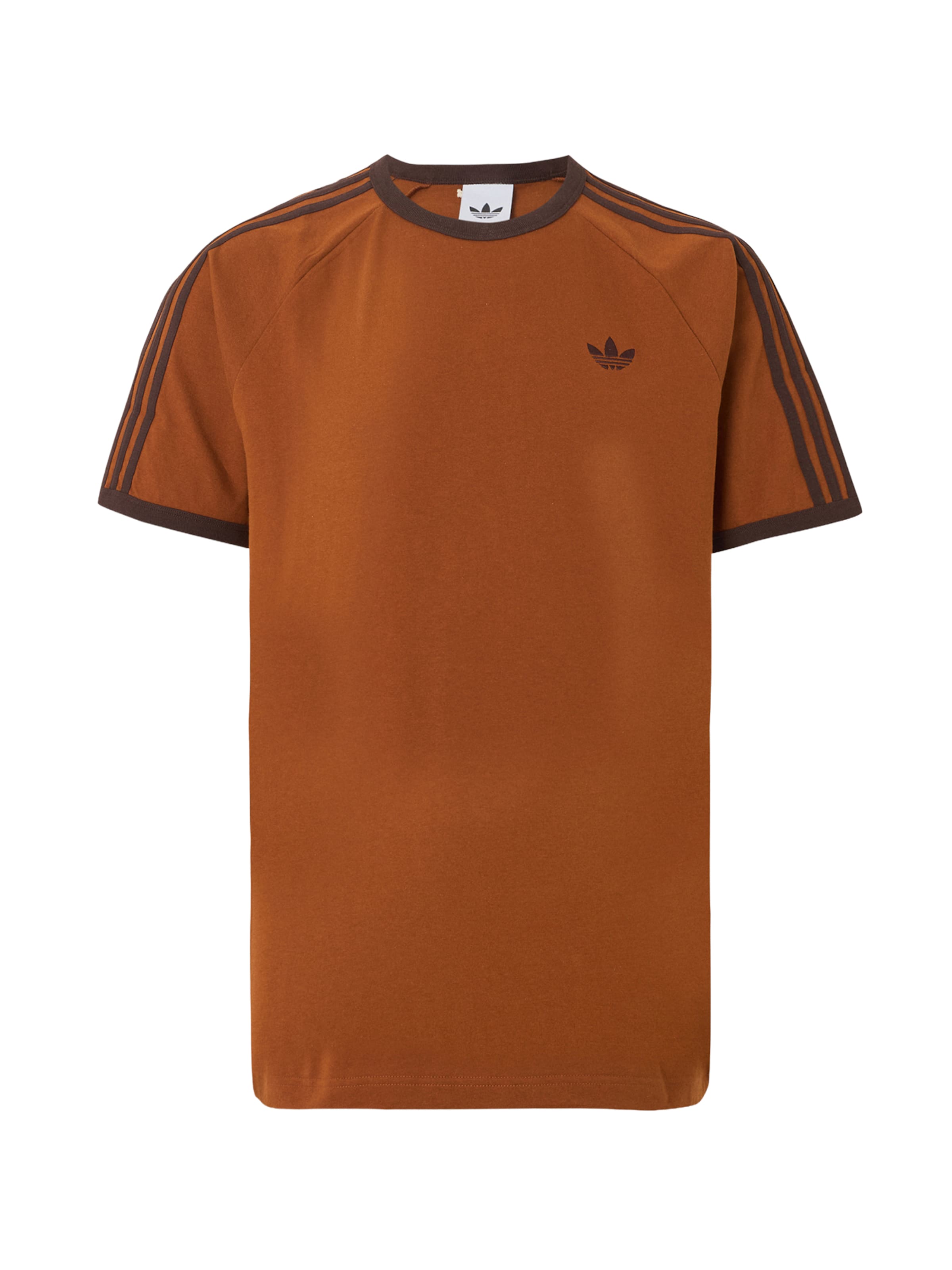 ADIDAS ORIGINALS Paita '3-STRIPES' värissä ruskea: etupuoli