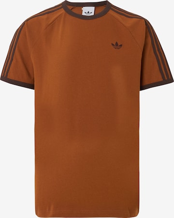 ADIDAS ORIGINALS Paita '3-STRIPES' värissä ruskea: etupuoli