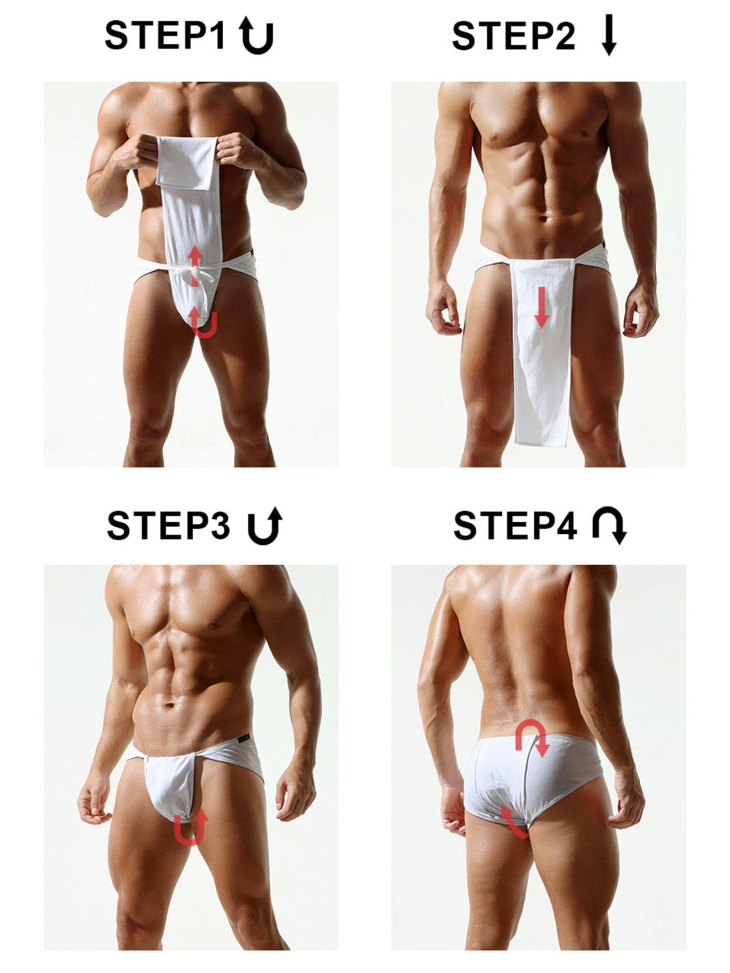 TAUWELL Panty 'Fundoshi' in White