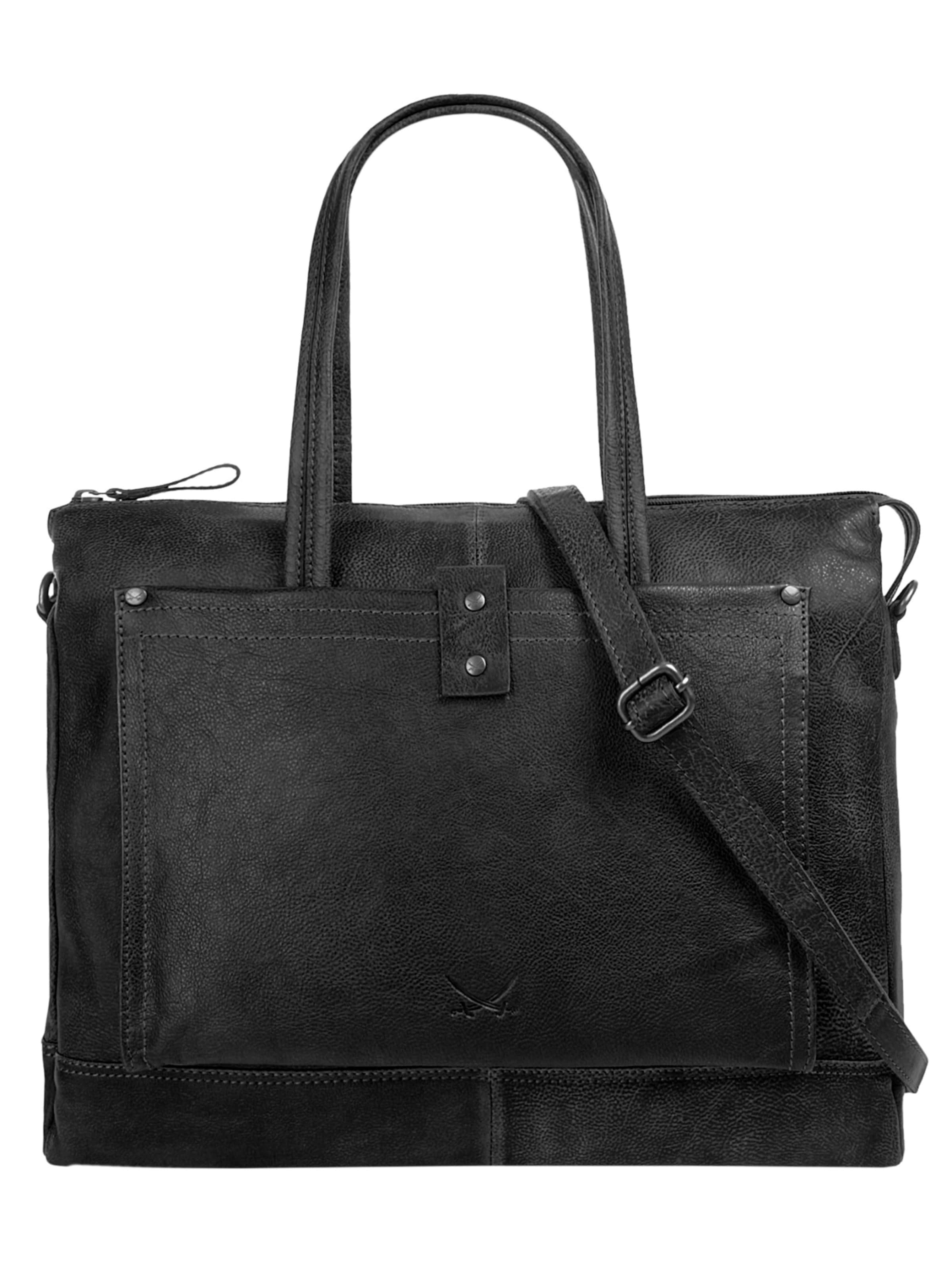 SANSIBAR Shopper‌‌‌‌‌‌‌ in Schwarz: Vorderseite
