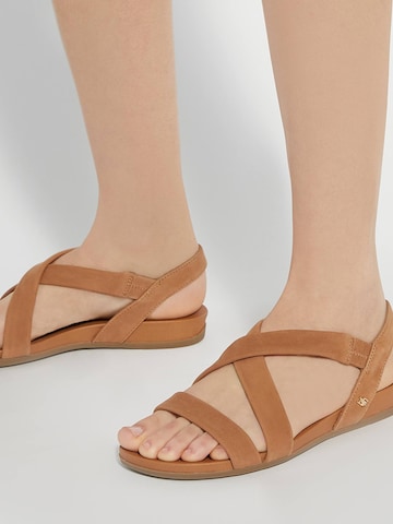 Sandales 'Landies' Dune LONDON en marron