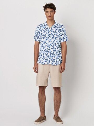 DESOTO Slim fit Overhemd in Blauw