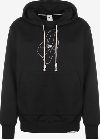 NIKE Athletic Sweatshirt in Black: front