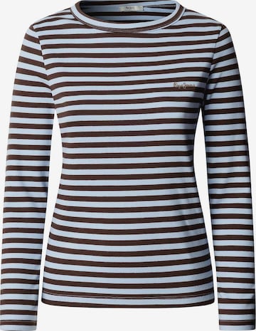 T-shirt Pepe Jeans en bleu : devant