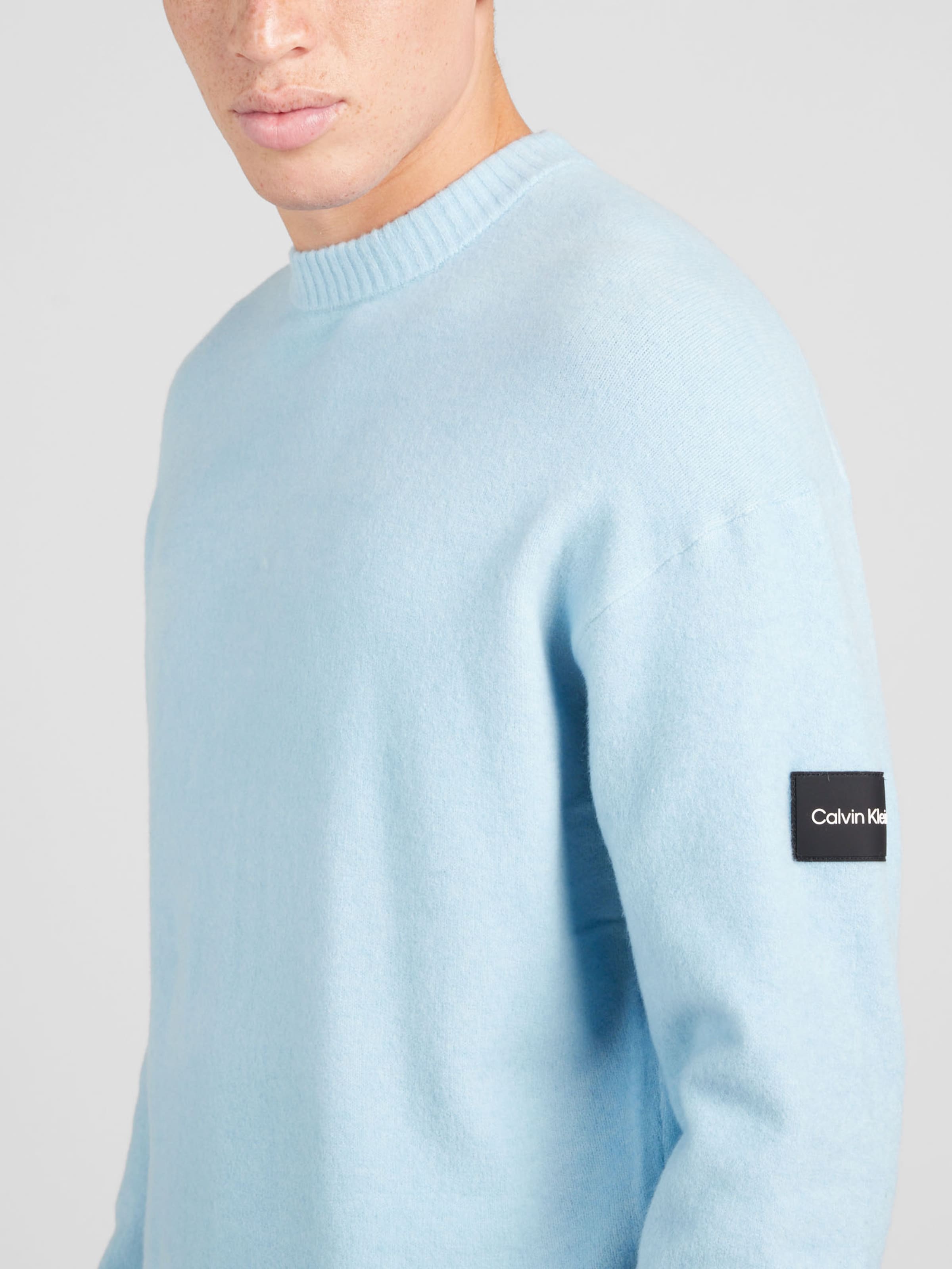 Calvin Klein Sweater in Light Blue ABOUT YOU