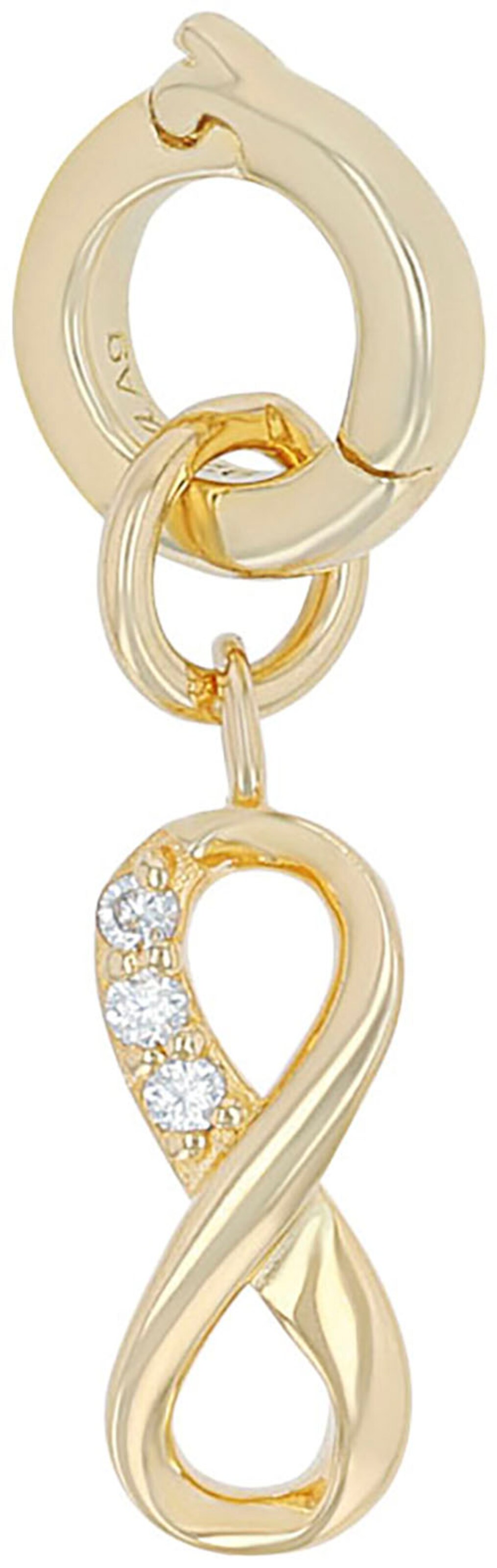 AMOR Pendant in Gold: front