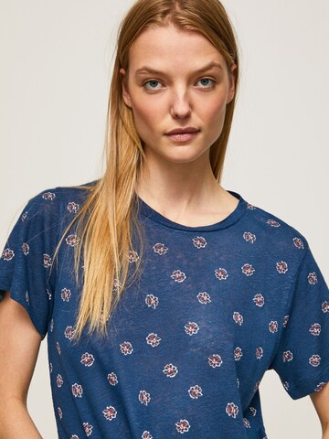 Pepe Jeans T-Shirt 'Nyla' in Blau