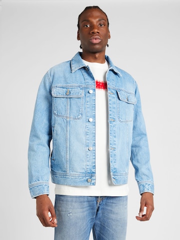 DIESEL Between-Season Jacket 'D-BARCY' in Blue: front