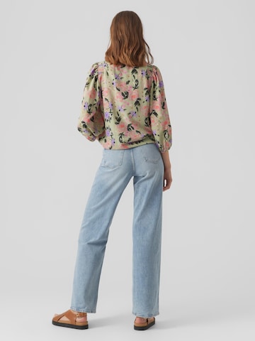 Vero Moda Tall Bluse 'Olivia' i grøn