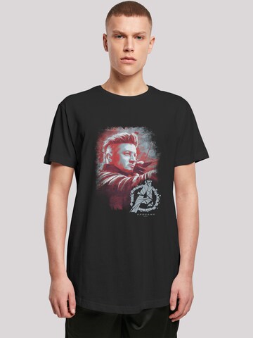 T-Shirt F4NT4STIC en noir : devant