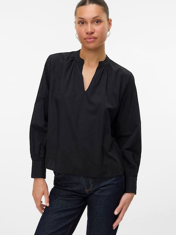 Camicia da donna 'VMFANNI' di VERO MODA in nero: frontale