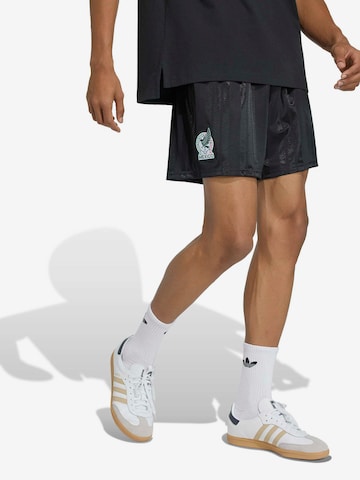 juoda ADIDAS PERFORMANCE Laisvas Sportinės kelnės 'FMF EQT': priekis