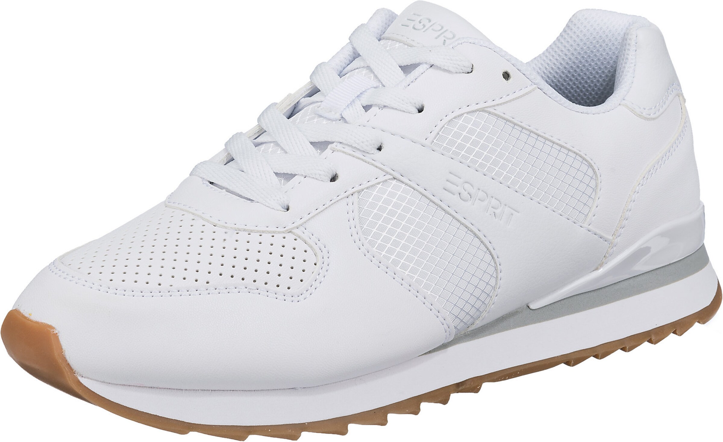 Vegan Sneaker - Esprit Miana Lace Up Gunmetal | avesu VEGAN SHOES