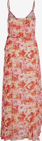 VILA Letnia sukienka 'GILLA' w kolorze beżowy