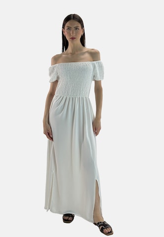 Elara Sommerkjole i hvid: forside