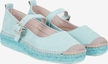 Desa - Zapatillas 'Slipper' en verde: frente