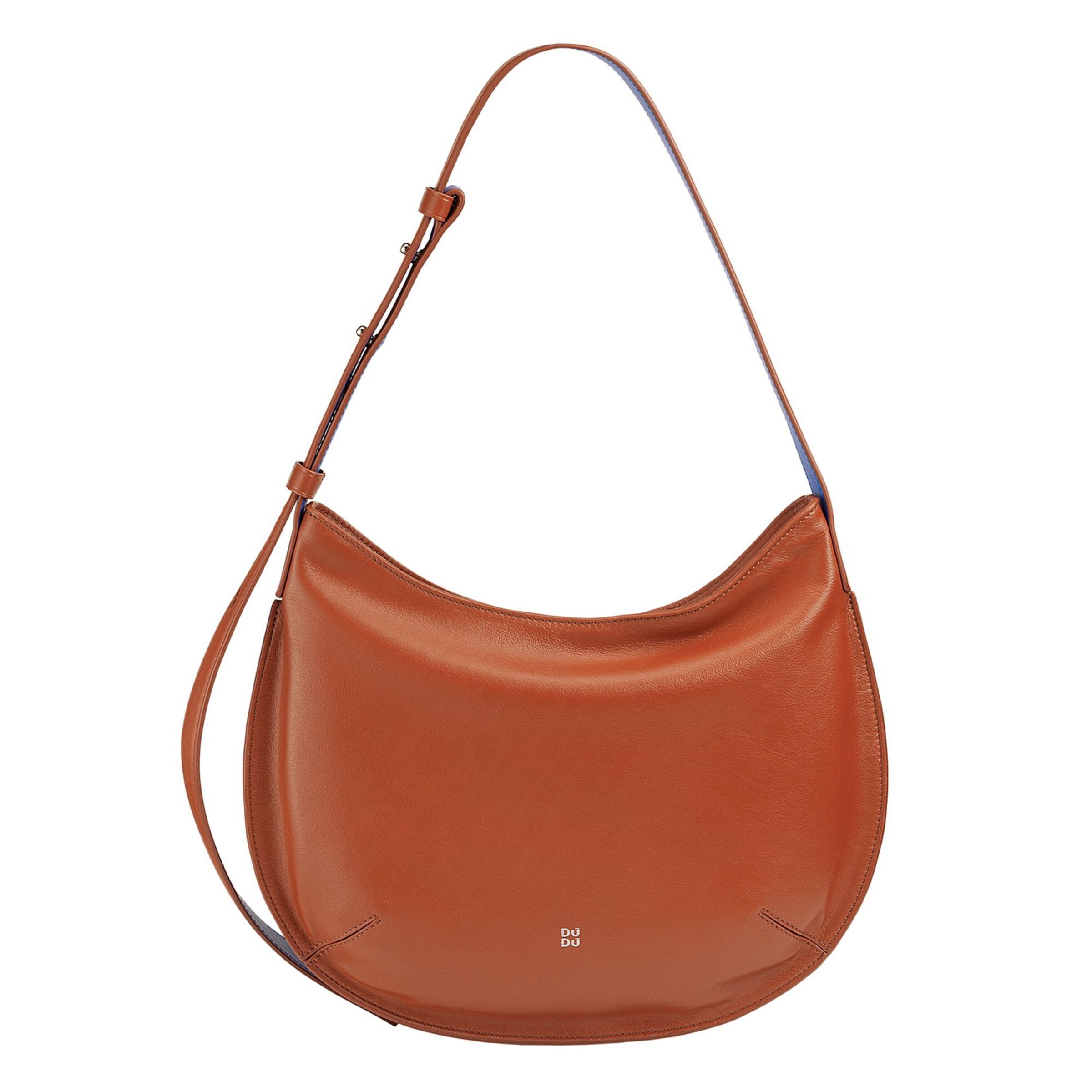 DuDu Shoulder bag &#x27;Hispani&#x27; in Royal blue / Chestnut brown, Item view