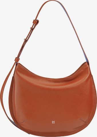 DuDu Shoulder Bag 'Hispani' in Brown: front