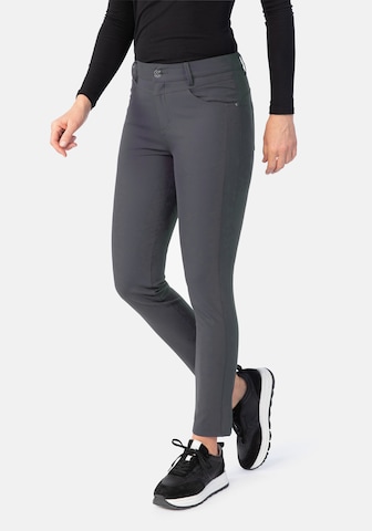 STOOKER WOMEN Slimfit Jeans 'Florenz' in Grau: Vorderseite