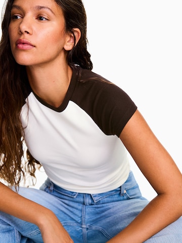 Bershka Shirt in White