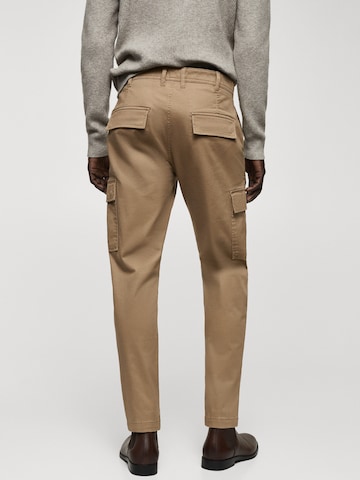 MANGO MAN Regular Hose 'Zeus' in Beige